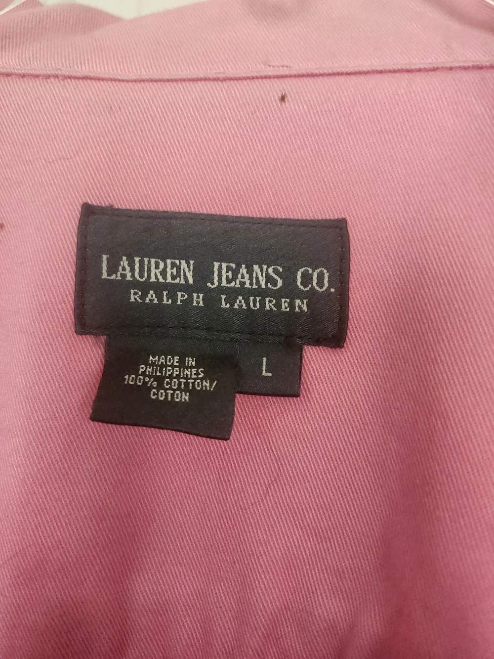 Ralph Lauren Pink Denim Jacket - Light Pink Trucker - Picture 3 of 3